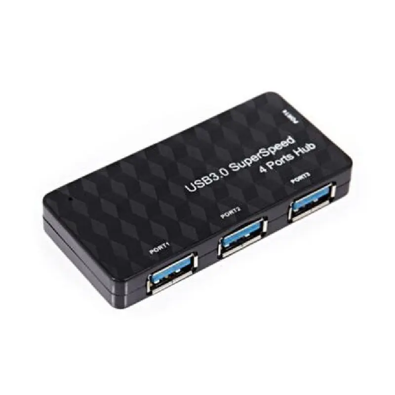 Astrotek 4 Port USB3.0 HUB 3x USB3.0   1x Micro USB with 5V 2.5A Power Adaptor