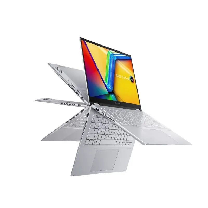 ASUS VivoBook S 14 Flip 2.8K OLED (2880x1800) 16:10 , 14' 2 in1 Laptop, Ryzen 7 7730U, 16GB RAM, 1TB SSD, Win 11 Home, Asus Touch   Pen