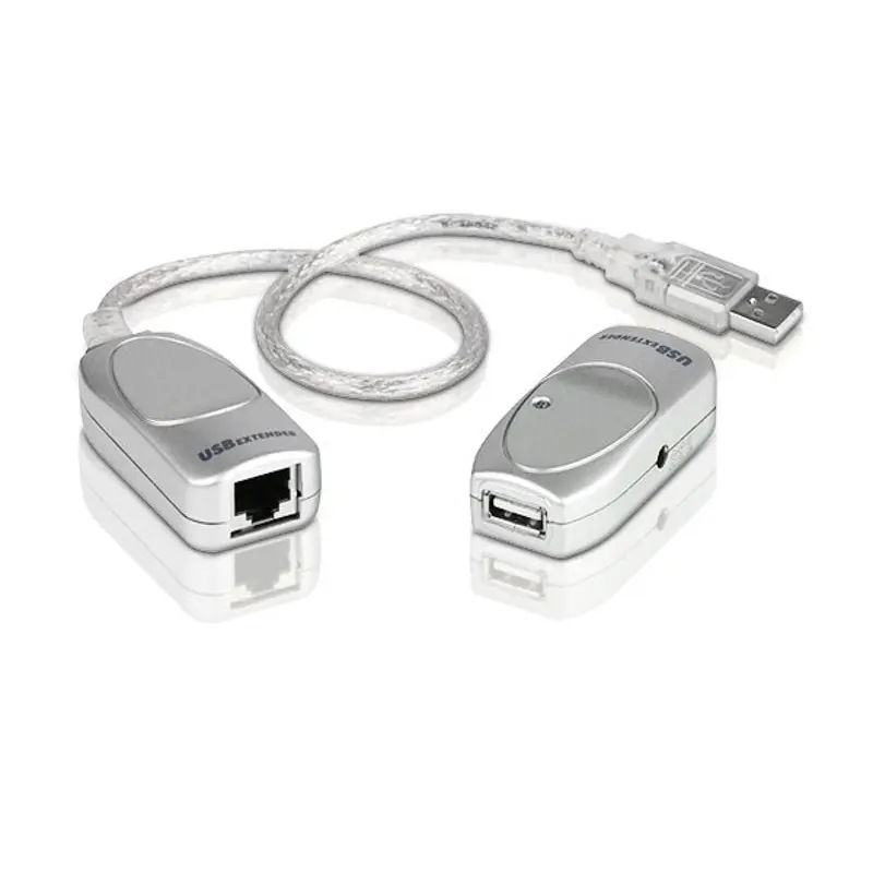 Aten Extender USB 2.0 Cat 5 Extender, extends up to 60m, supports USB speeds up to 12Mbps, Plug an Play,