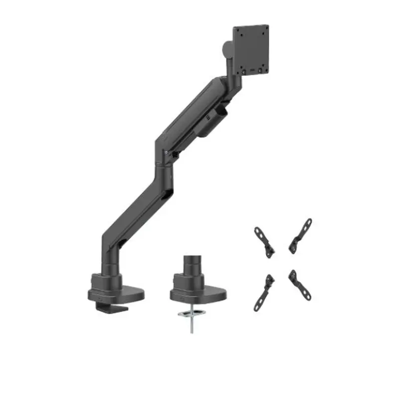 Brateck LDT87-C012-B TITAN HEAVY-DUTY GAS SPRING MONITOR ARM BLACK, Fit Screen Size: 24'-57' Up to 27 KG (LS)