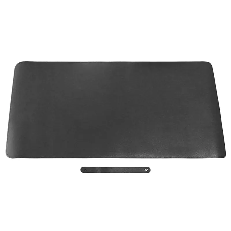 Brateck MP07-5-B Large PVC Leather Mouse Pad Black, 800x400x2mm, Water-Resistant Design (LS)