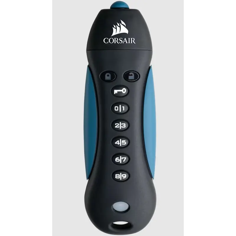 Corsair Padlock 3 256GB Secure USB 3.0 Flash Drive with Keypad - Secure 256-bit Hardware AES Encryption