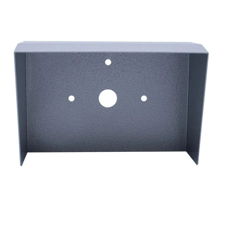 Cyberdata 011215 Outdoor Shroud, 2X for outdoor backboxes gives the added protection from environmental elements, Corrosion resistant aluminum 5052