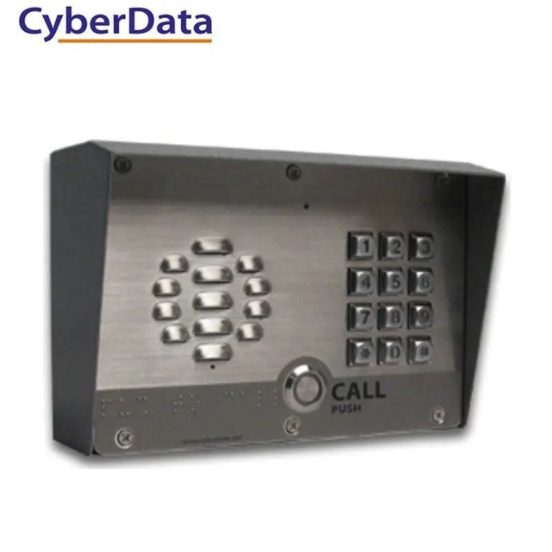 Cyberdata SIP Outdoor Intercom with Keypad. 2 years warranty, The CyberData SIP-enabled IP Outdoor Intercom/door Controller is a Power over Ethernet