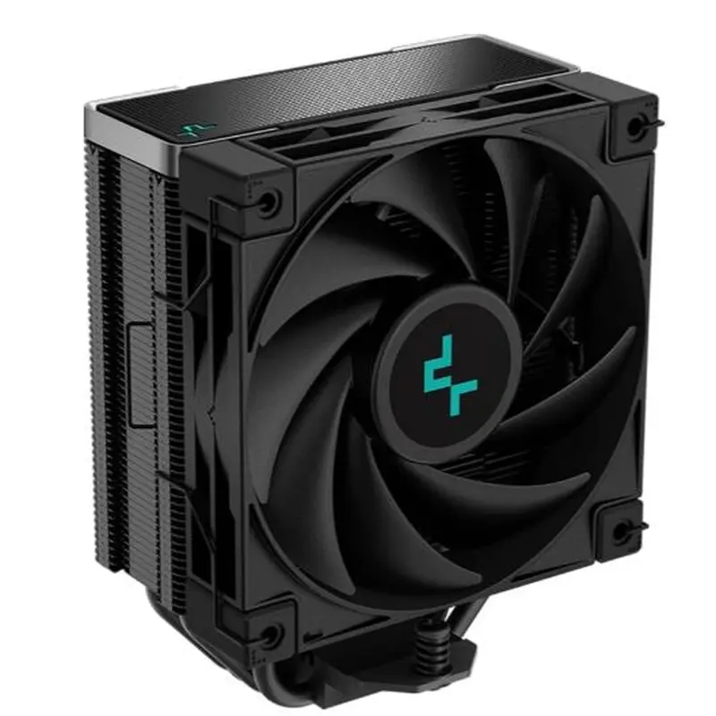 DeepCool AK400 Zero Dark CPU Cooler, 4 Heat Pipe, High-Performance FDB Fan, 220W Heat Dissipation, Intel LGA1851/1700/1200/1151/1150/1155/ AMD AM5/AM4
