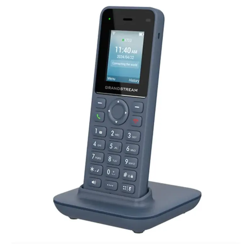 Grandstream WP816 Cordless Wi-Fi IP Phone with Integrated Dual-Band and 6-Hour Talk Time, Bluetooth, Wi-Fi, HD voice, 2 SIP Accounts, 2 Lines