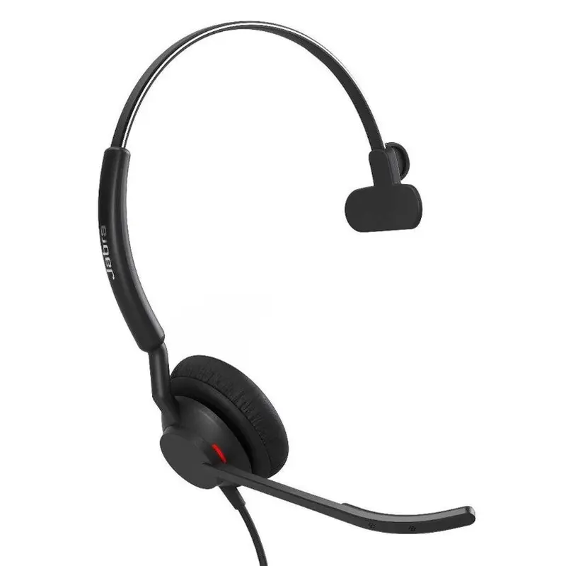 Jabra Engage 50 II UC Mono Corded USB-A Headset Link, Best Headset for Clear Customer Calls, Lightweight, Hearing Protection, Smartringer, Busylight