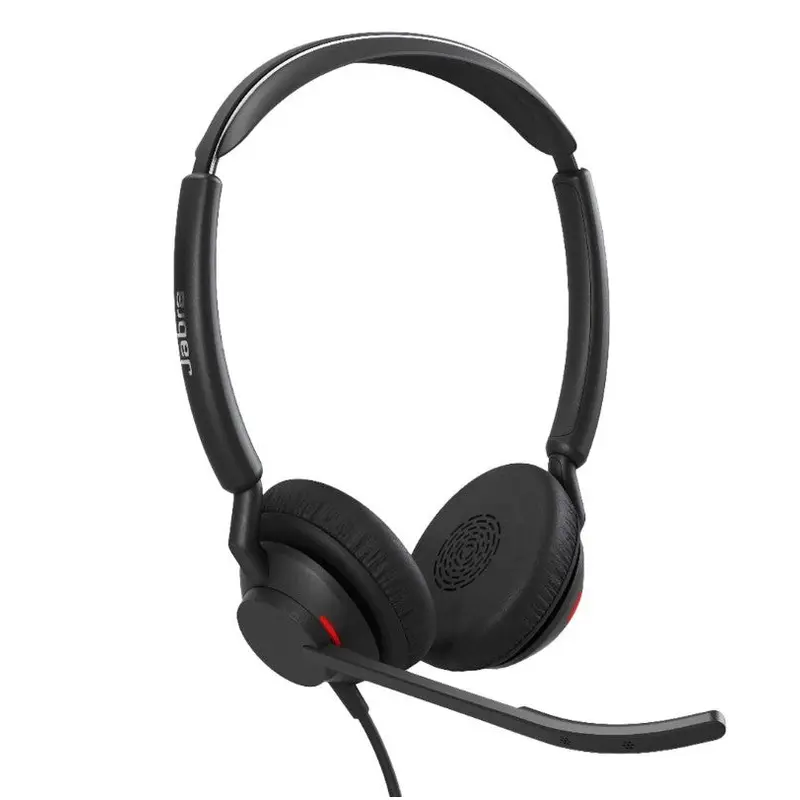 Jabra Engage 50 II UC Stereo Corded USB-A Headset Link, Best Headset for Clear Customer Calls, Lightweight, Hearing Protection, Smartringer, Busylight