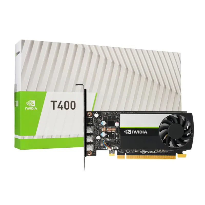 Leadtek nVidia Quadro Turing T400 Workstation GPU, 4GB GDDR6, PCI-E 3.0 x16, 384 NVidia CUDA Cores, 3x mDP 1.4, LP Bracket (LS)
