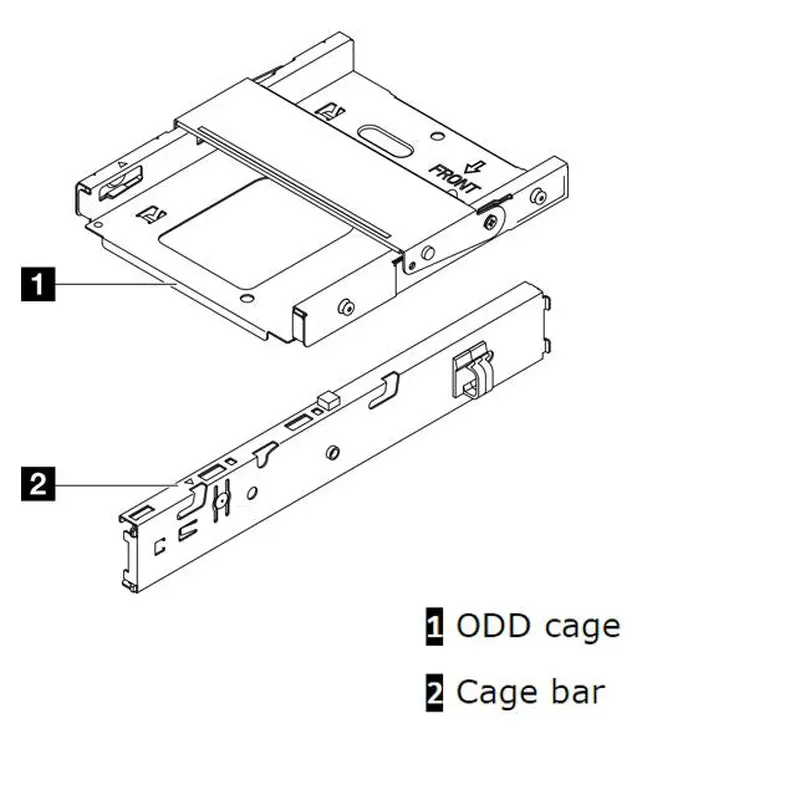 LENOVOThinkSystem ST50 V2 Slim ODD Cage Kit