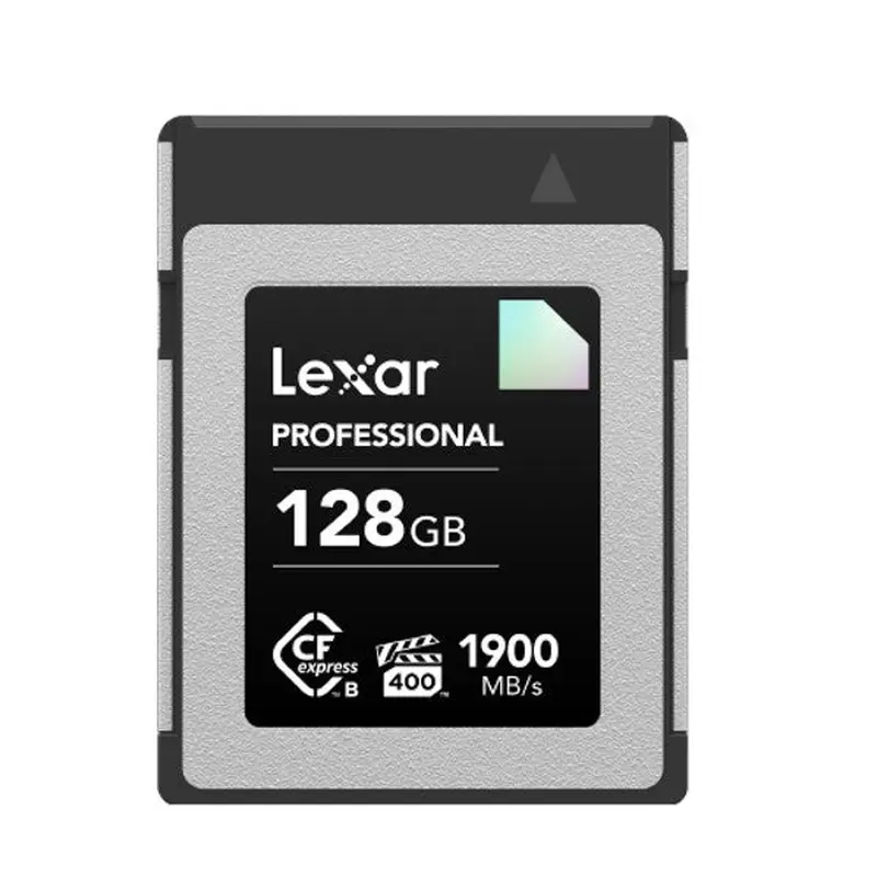 Lexar CFexpress Type B Diamond  Series 128GB  CFexpress Type B card Diamond 1900MB/s read, up to 1700MB/s write, VPG400, 8K RAW