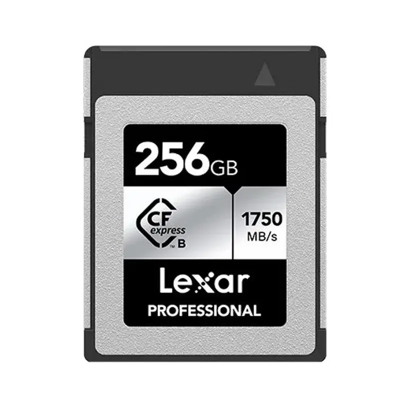 Lexar Professional CFexpress Type B card Silver Series 256GBUp to 1750MB/s read, up to 1300MB/s write,minimum sustained write speed 480MB/s1