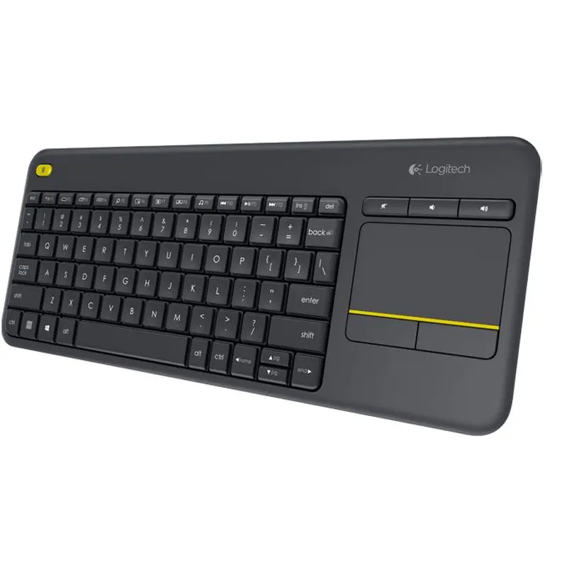Logitech K400 Plus Wireless Keyboard with Touchpad & Entertainment Media Keys Tiny USB Unifying receiver for HTPC connected TVs ~KBLT-K830BT