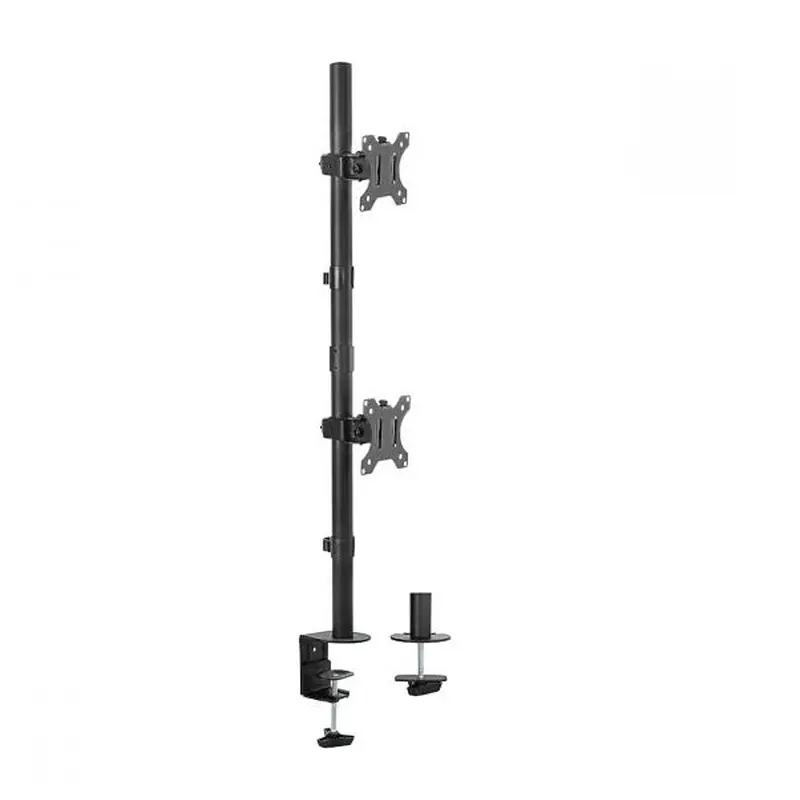 mbeat activiva Dual-Screen Articulating Vertical Monitor Arm  is designed for ultimate workspace efficiency and ergonomic comfort
