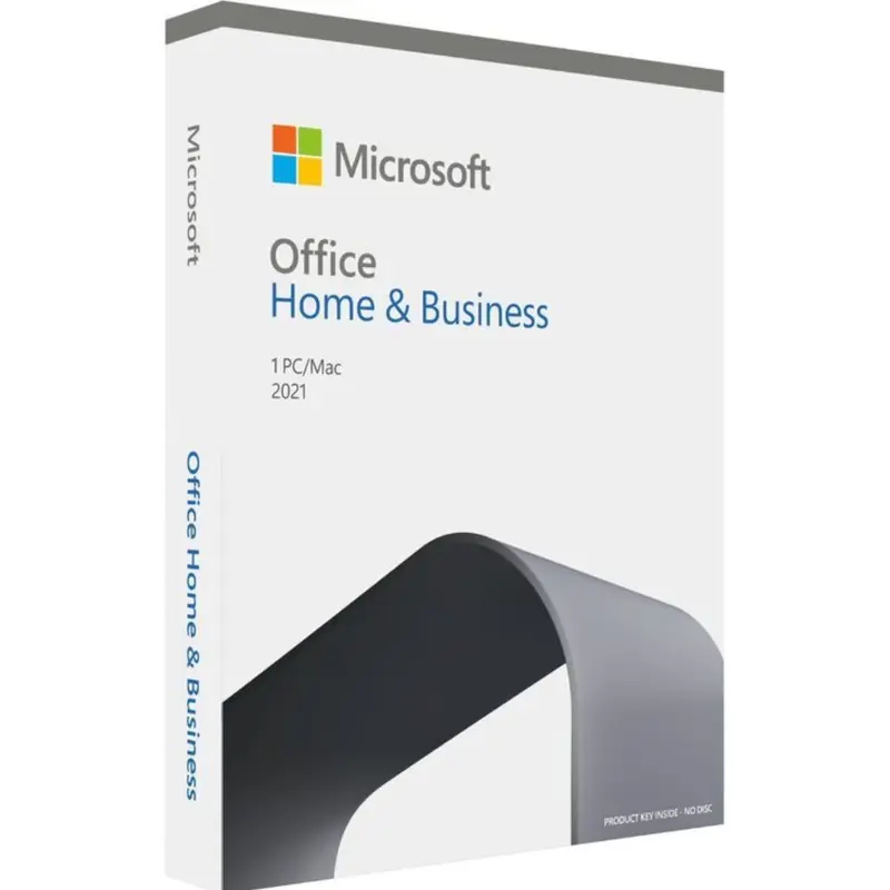 Microsoft Office Home and Business 2021 English APAC Medialess Retail New. Word, Excel, Power Point, Outlook for PC and Mac (LS)