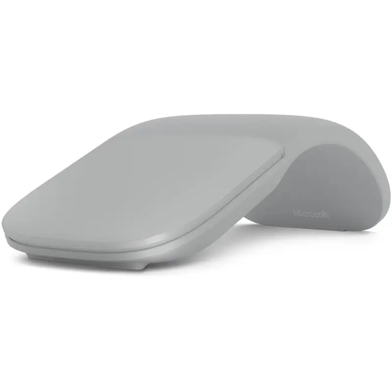 Microsoft Surface Arc Wireless Mouse curved design Surface Pro 11/10/8/9/X Laptop 7/6/5/4- Light Grey