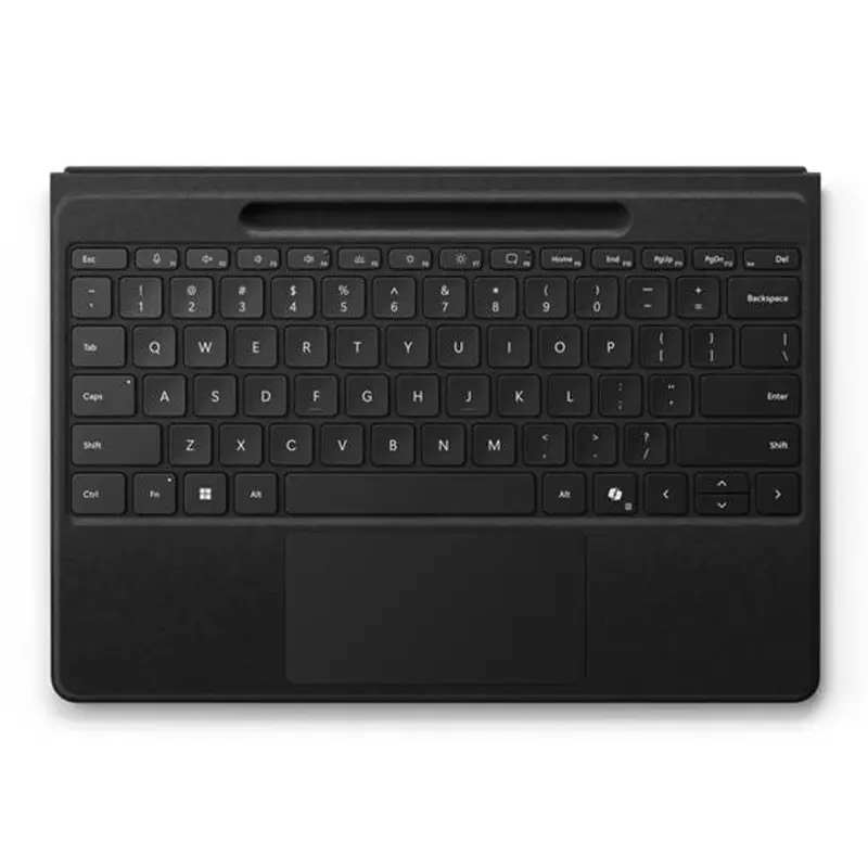Microsoft Surface Pro Flex Keyboard for PRO 11/10/9/8 Surface Typecover with Slim Pen 2 storage and charging tray backlit wireless BT Black (No PEN)