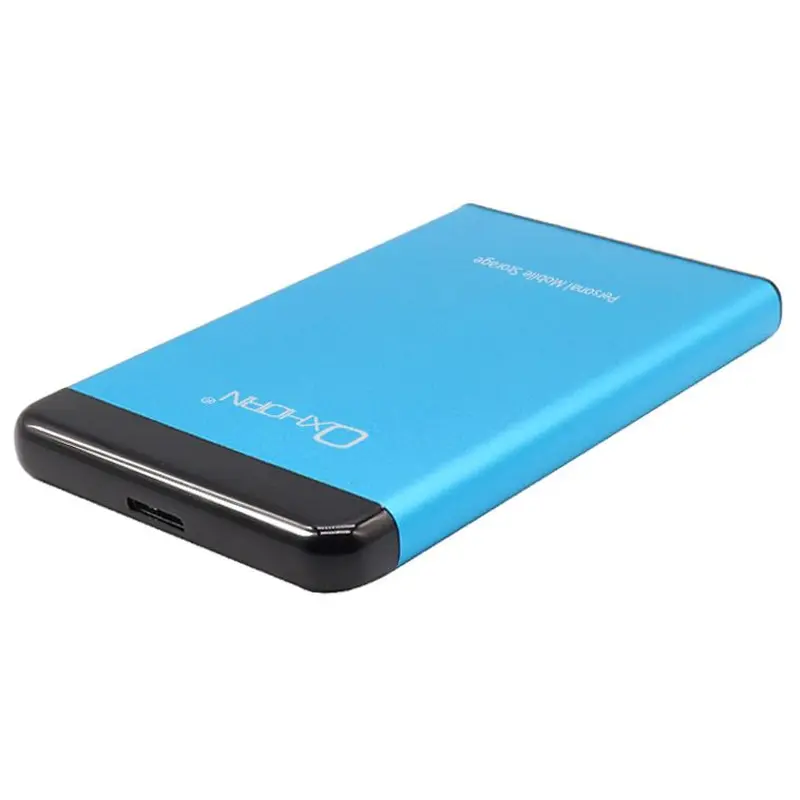 Oxhorn USB 3.0 USAP 2.5 SATA HDD SSD Enclosure BlueUSB3.0 Cable (included) 2YR WTY