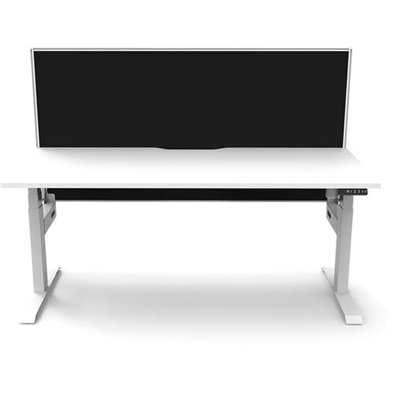 Rapidline Boost Light Single Sided Workstation Screen 1500W x 750D x 1330mmH White/White