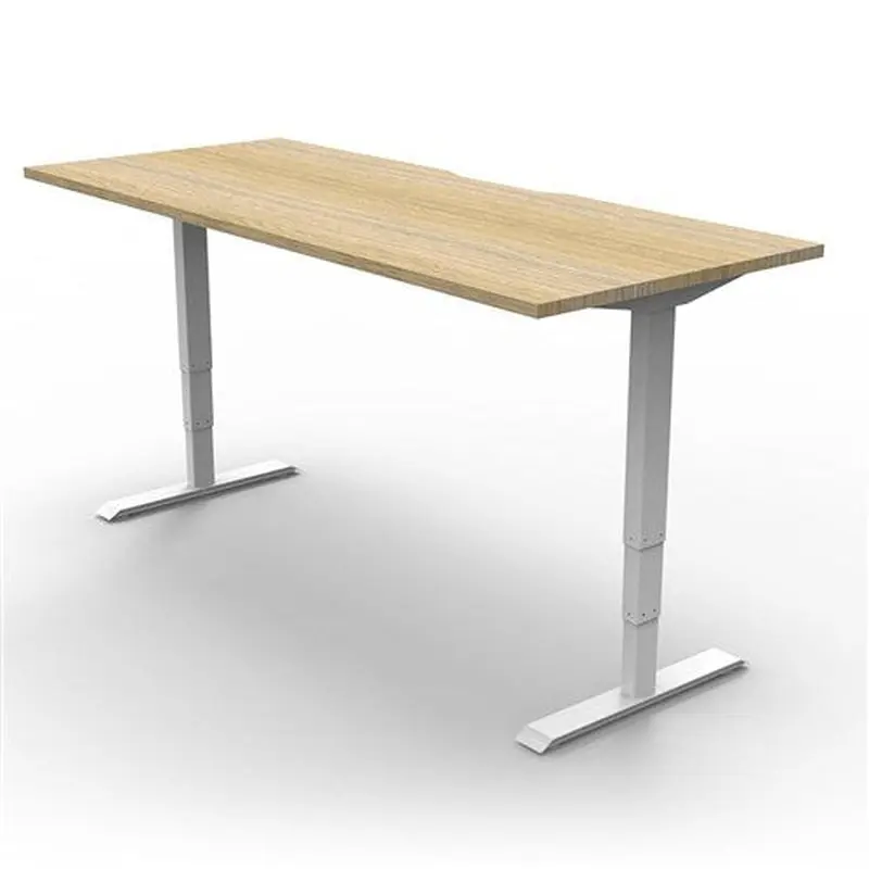 Rapidline Boost  Single Sided Workstation 1200W x 750D x 1270mmH Oak/White