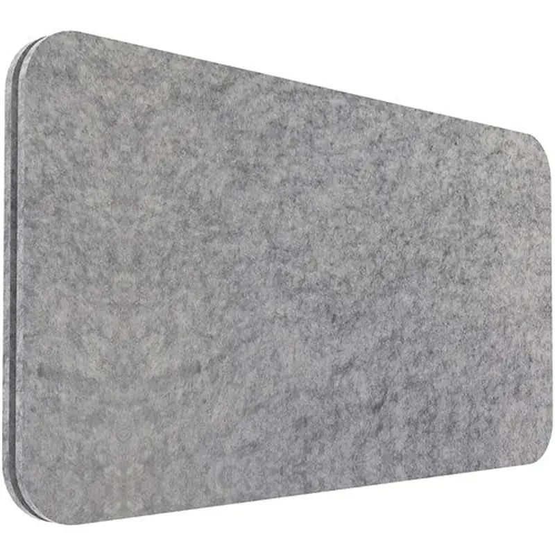 Rapidline Desk Mounted Eco Panel Screen 740W x 27D x 400mmH Marble Grey