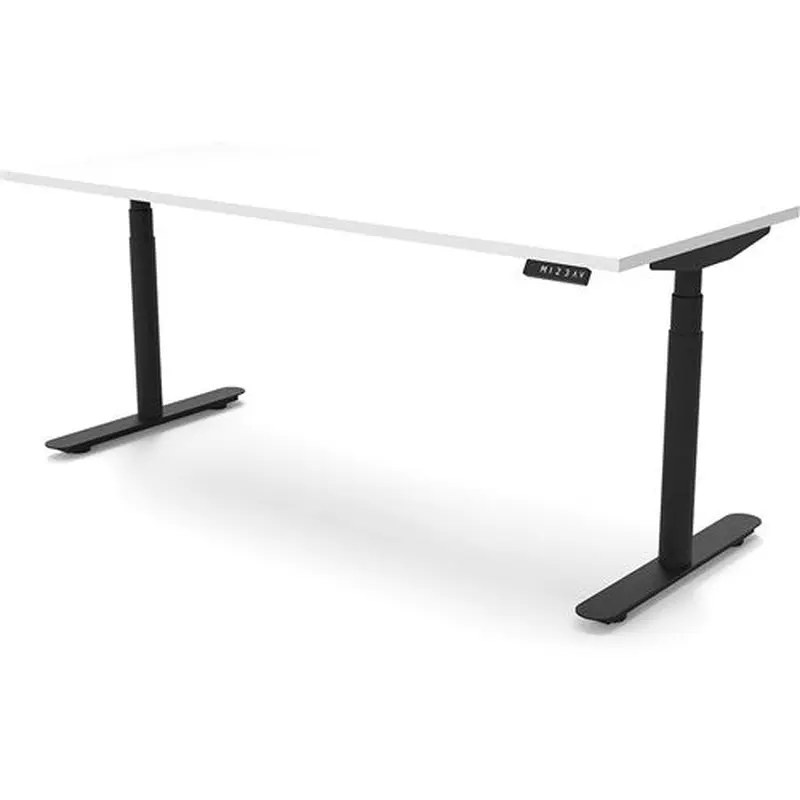 Rapidline Halo  Single Sided Workstation 1500W x 750D x 1270mmH White/Black