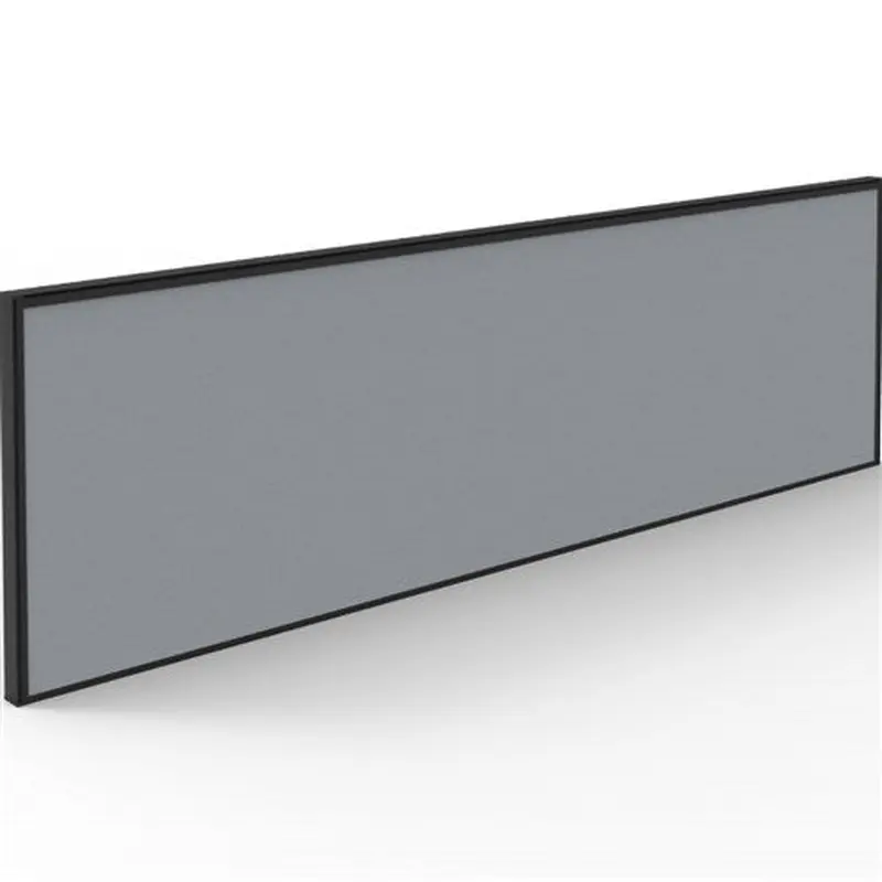 Rapidline SHUSH30  Screen 1500W x 30D x 495mmH Black Frame Grey Pinnable Fabric