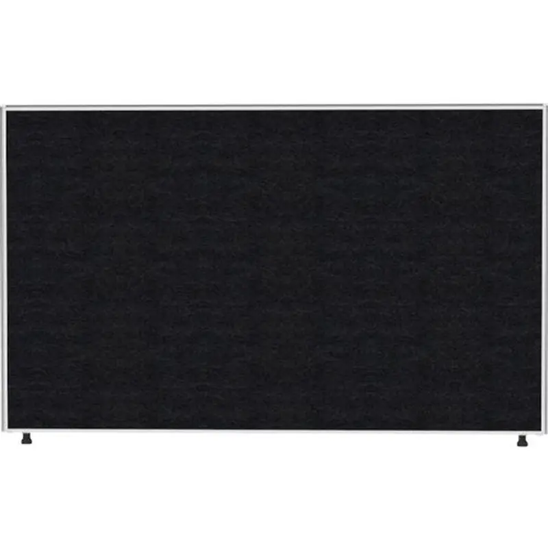 Rapidline SHUSH30  Screen 1500W x 30D x 900mmH White Frame Black Pinnable Fabric