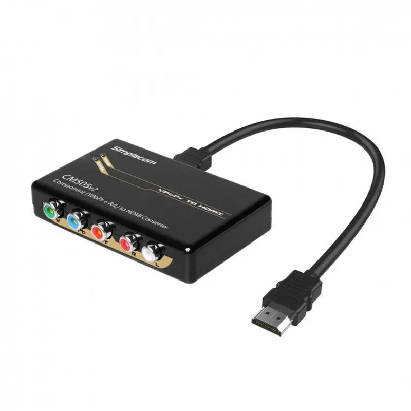 Simplecom CM505v2 Component (YPbPr   Stereo R/L) to HDMI Converter Full HD 1080p(LS)