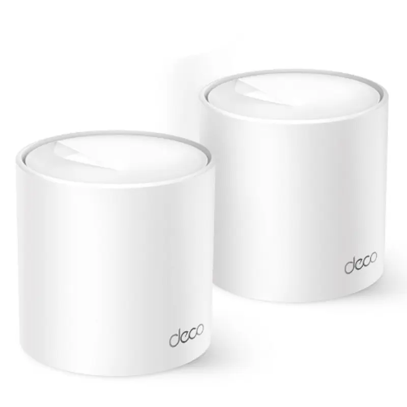 TP-Link Deco X1500(2-pack) AX1500 Whole Home Mesh Wi-Fi 6 System, 300 Mbps at 2.4 GHz   1201 Mbps at 5 GHz