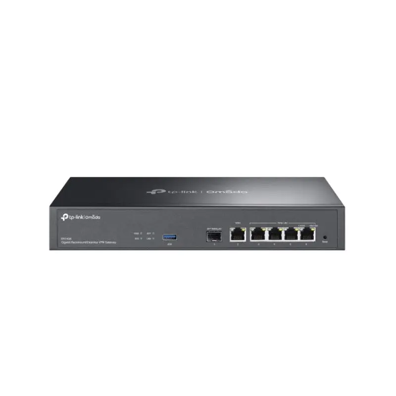 TP-Link ER7406 Omada Gigabit Rackmount/Desktop VPN Gateway, 1x Gigabit SFP WLAN/LAN, 5x Gigabit RJ45, 1x USB3.0, Load Balance, High Security VPN