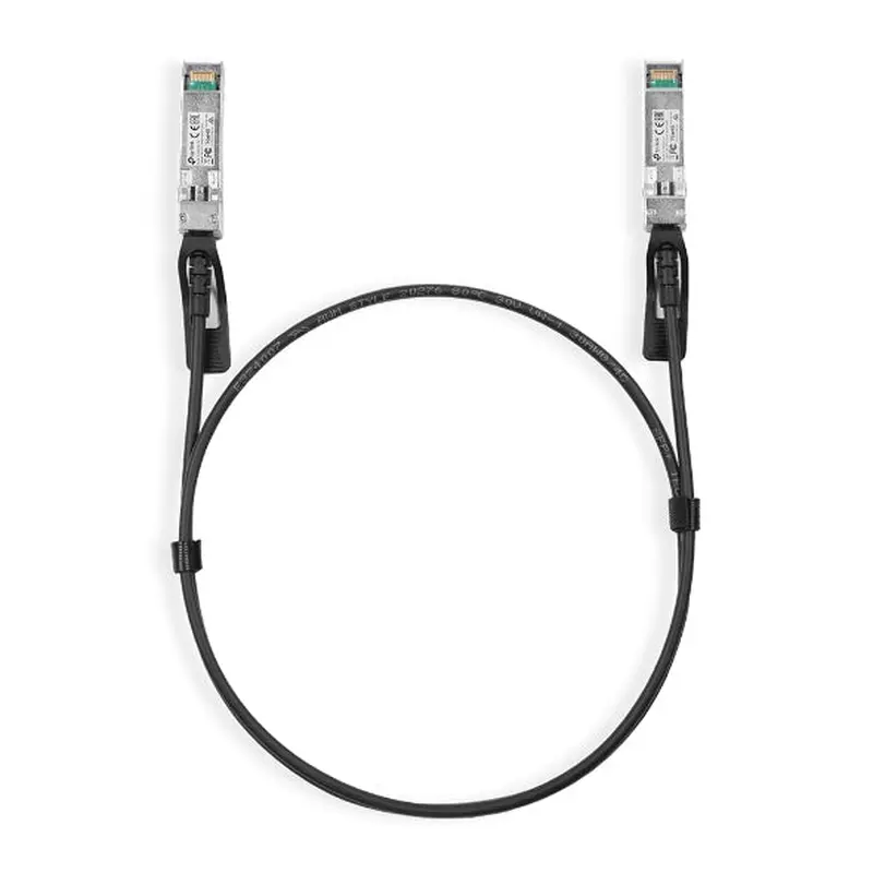 TP-Link TL-SM5220-1M 1 Meter 10G SFP  Direct Attach Cable, Drives 10 Gigabit Ethernet, 10G SFP  Connector on Both Sides (Replaces TXC432-CU1M)