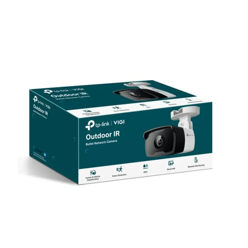 TP-Link VIGI 4MP C340I(6mm) Outdoor IR Bullet Network Camera,6mm Lens, Smart Detection, 3YW