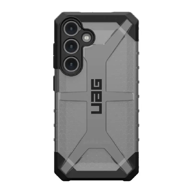UAG Plasma Samsung Galaxy S24  5G (6.7') Rugged Case - Ice (214434114343), 16ft. Drop Protection (4.8M), Raised Screen Surround, 10 Years Warranty