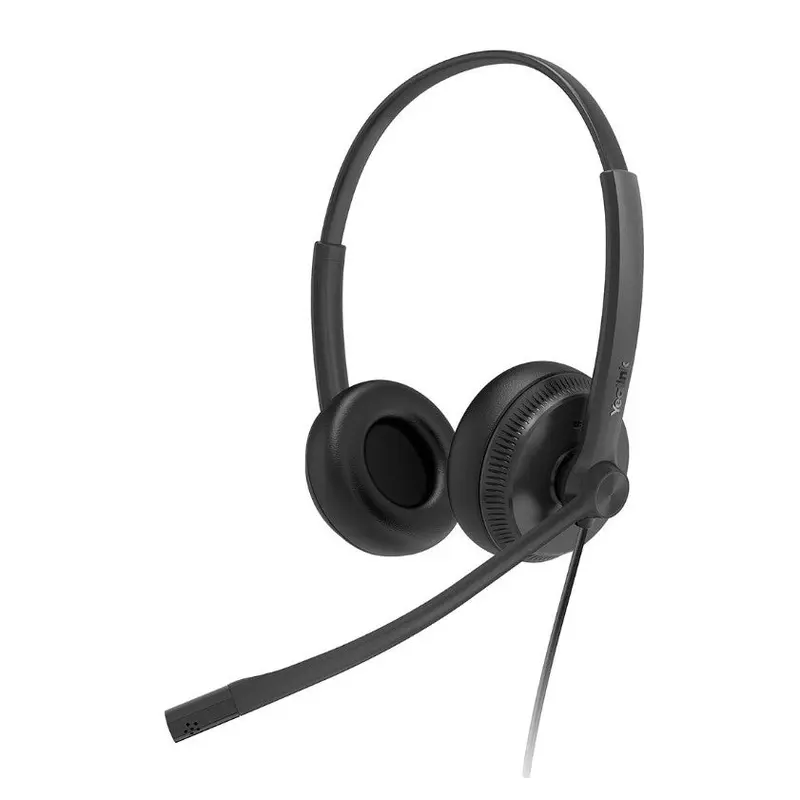 Yealink UH34 SE Dual USB Wired Headset Teams Certified Wideband Noise Cancelling Headset, USB and 3.5mm Jack Controller&Teams Button, Ultra-Lightweigh