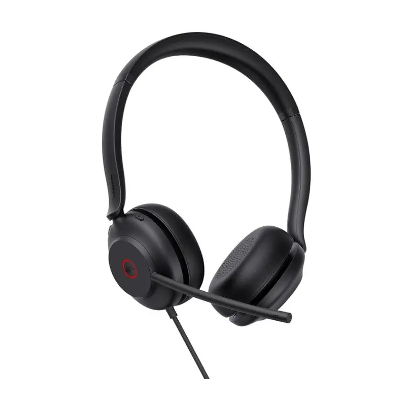 Yealink UH35 Dual UC USB-C/A Wired Headset, Microsoft Teams & UC Certified, Dual Noise-Canceling Microphones USB-A / 35mm Speaker, Lightweight
