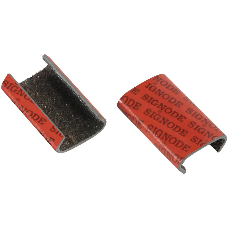1/2" Signode Sandpaper Seals (PS12SAND) Case Of 1000