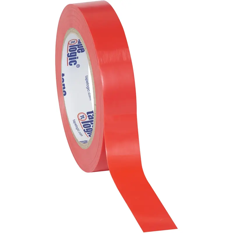 1" x 36 yds. Red Tape Logic Solid Vinyl Safety Tape (T9136R) Case Of 48