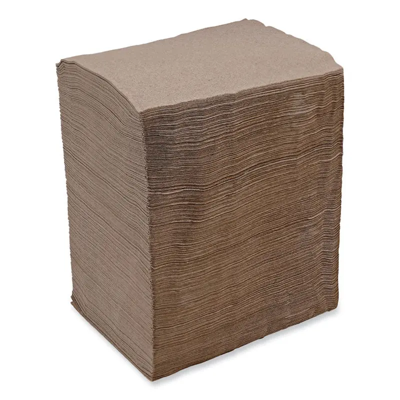 1/4-Fold Lunch Napkins, 1-Ply, 13 x 10, Kraft, 500/Pack, 12 Packs/Carton (BWK8323K) Case of 6,000