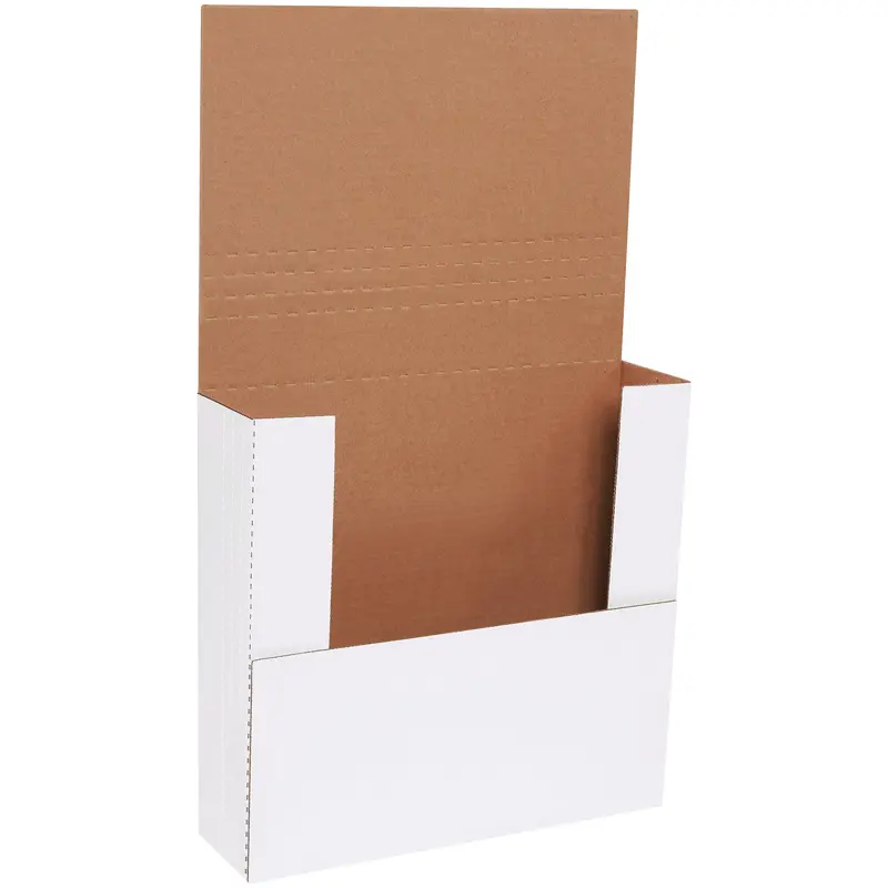 12 x 11 1/2 x 3" White Easy-Fold Mailers (M12113BF) Bundle Of 50