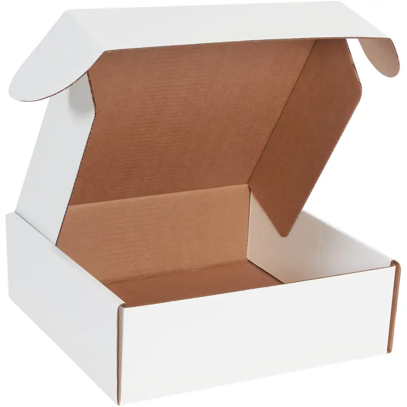 12 x 12 x 4" White Deluxe Literature Mailers (MFL12124) Bundle Of 50