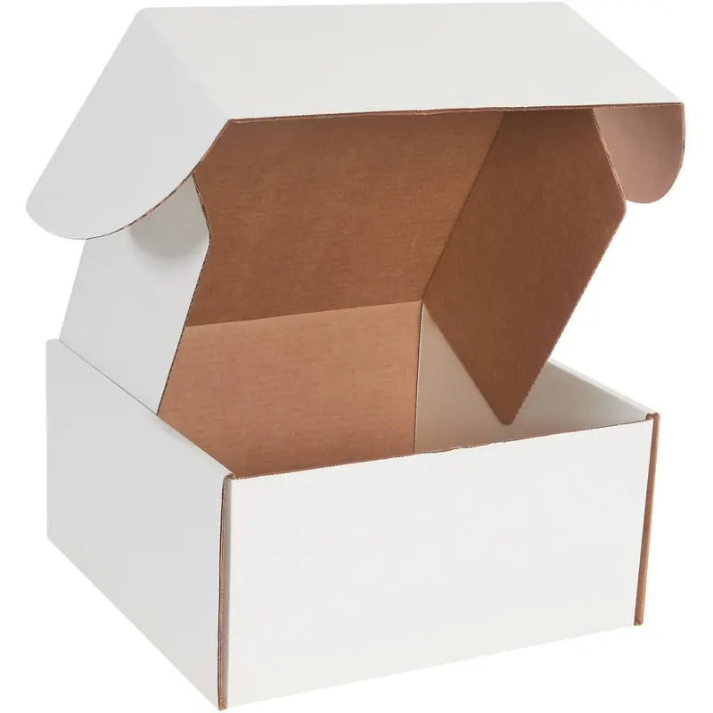 12 x 12 x 6" White Deluxe Literature Mailers (MFL12126) Bundle Of 50