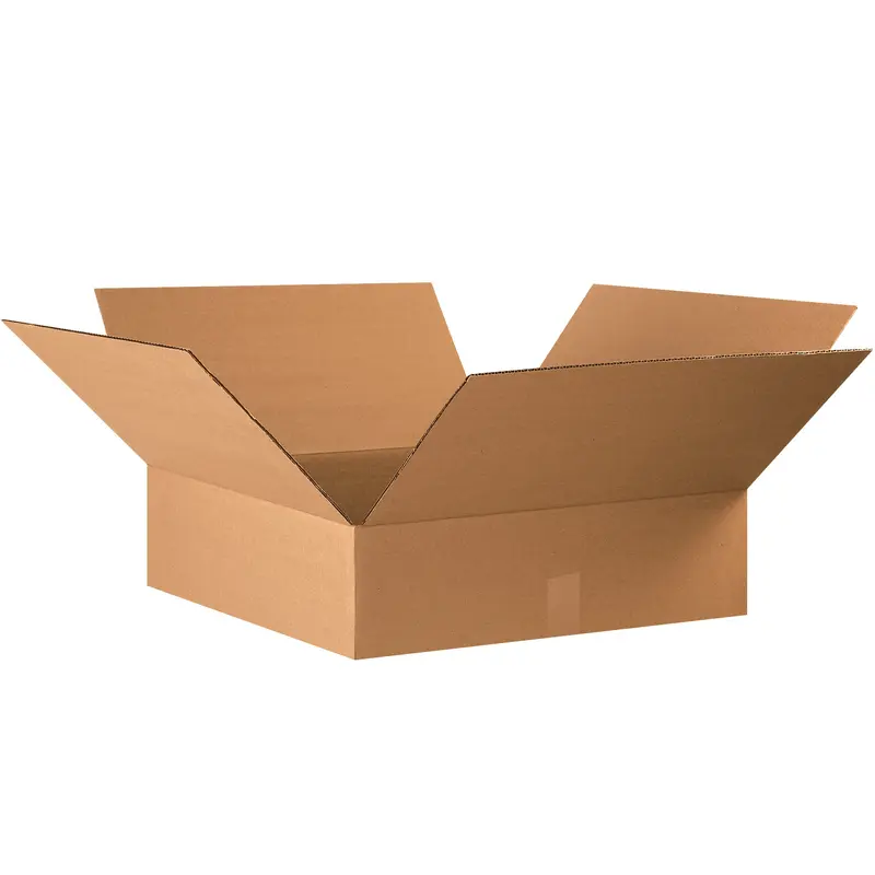 18 x 18 x 5" Flat Corrugated Boxes (18185) Bundle Of 25