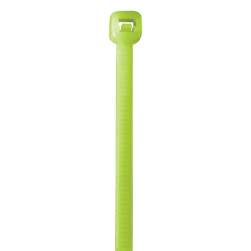 18" 50# Fluorescent Green Cable Ties (CT185G) Case Of 500