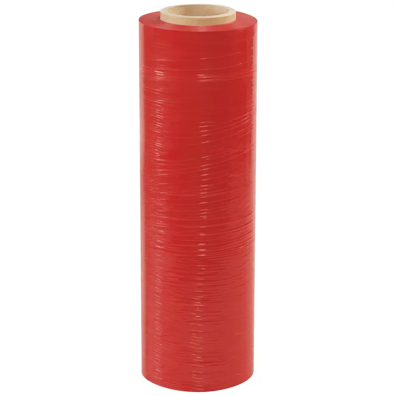 18" x  80 Gauge x 1500' Red Cast Hand Stretch Film (SF188CRED) Case Of 4