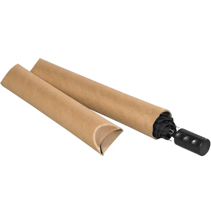 2 1/2 x 12" Kraft Crimped End Tubes (S2512K) Case Of 30