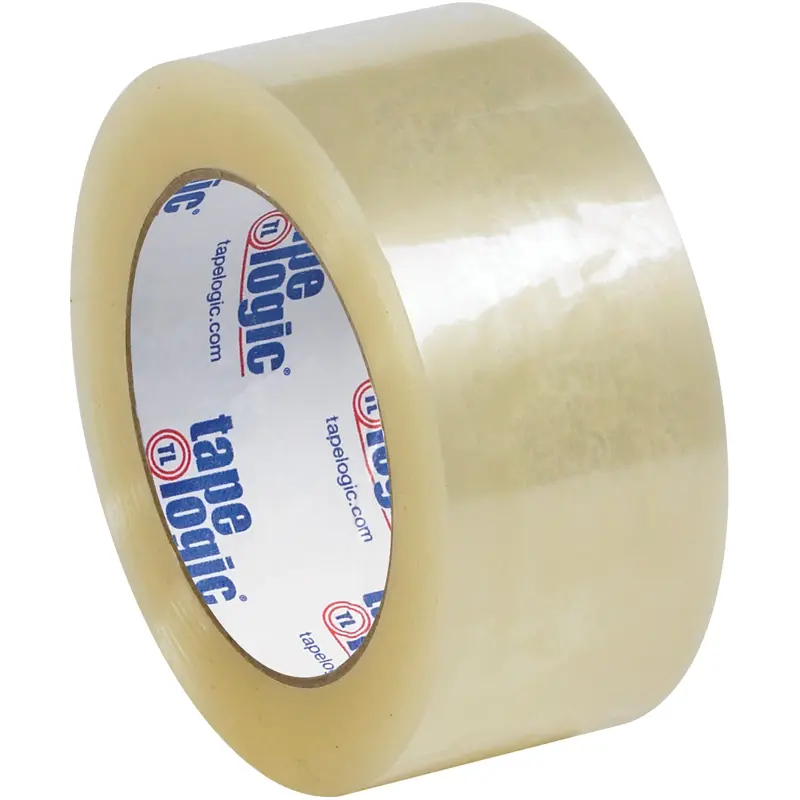 2" x 110 yds. Clear Tape Logic #122 Quiet Carton Sealing Tape (T902122) Case Of 36