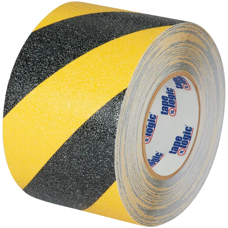 2" x 60' Black/Yellow Striped Heavy-Duty Tape Logic Anti-Slip Tape (T96760BY) Each
