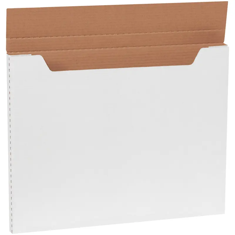 20 x 16 x 1" White Jumbo Fold-Over Mailers (M20161) Bundle Of 20