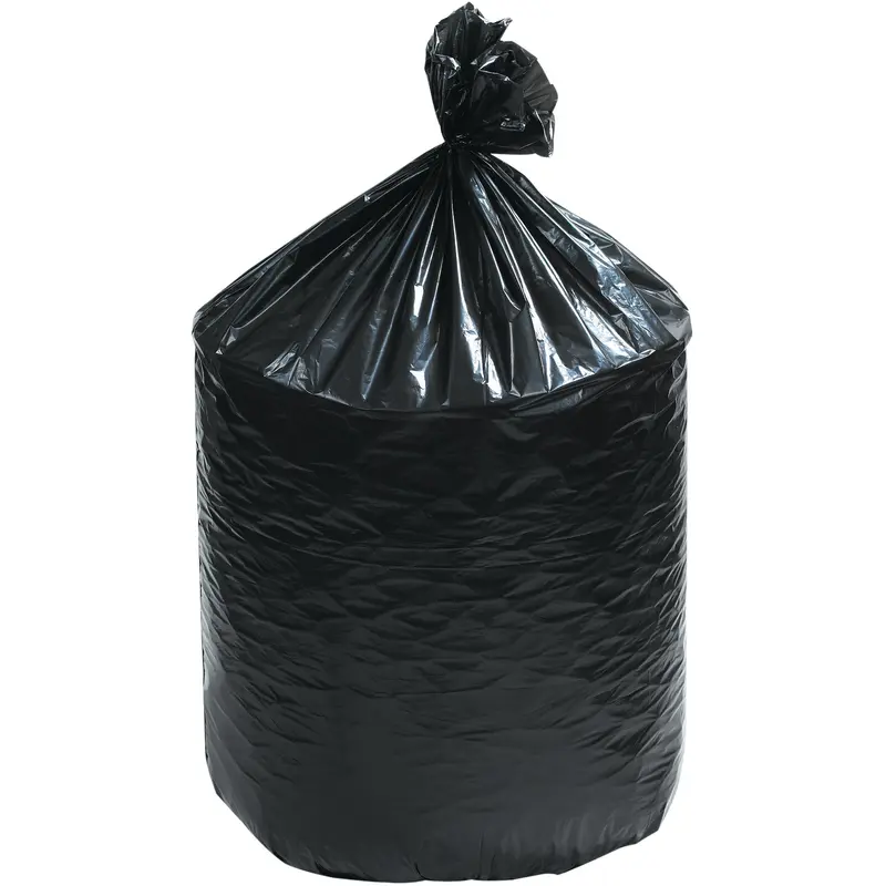 23" x 33" - Black Can Liners, .7 Mil, 10 Gal, 500/Case (LBF2333HB) Case Of 500